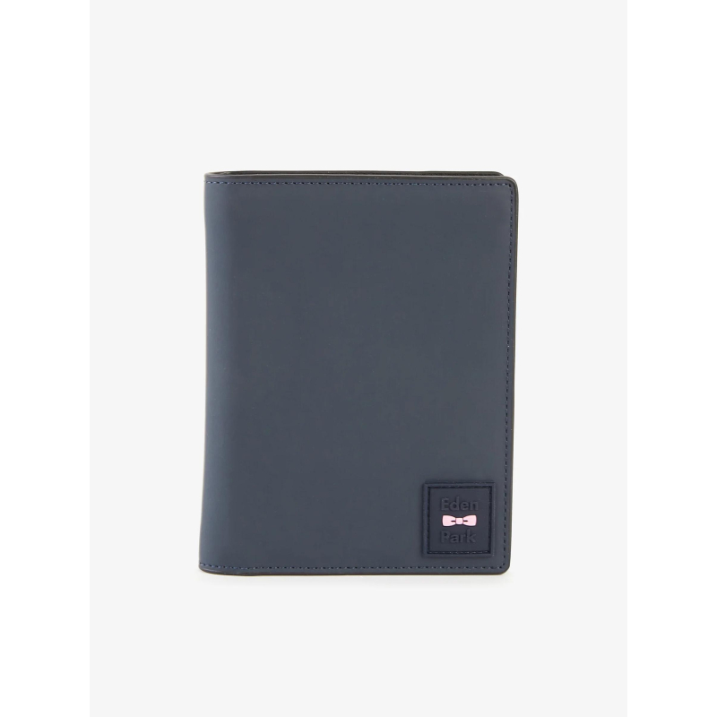 Portefeuille passeport gomme ovalie bleu homme - Eden Park