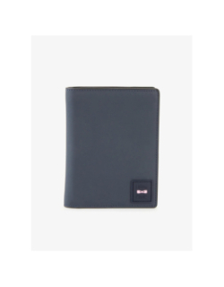 Portefeuille passeport gomme ovalie bleu homme - Eden Park