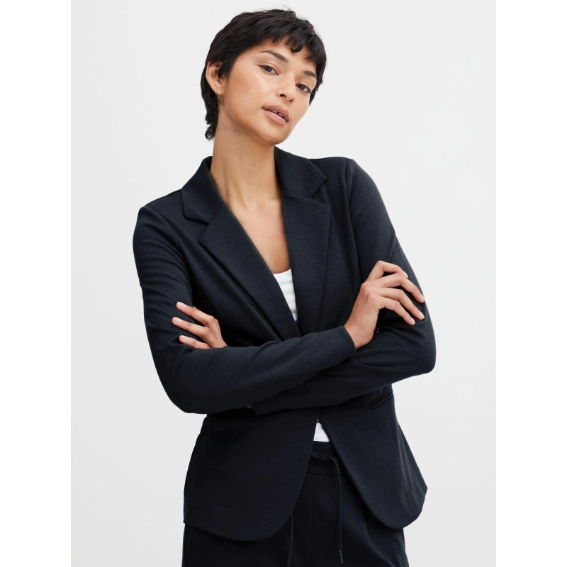 Veste blazer kate bleu marine femme - Ichi