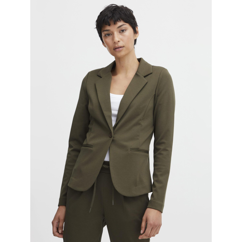 Veste blazer kate kaki femme - Ichi