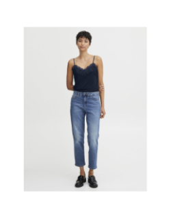 Débardeur caraco like bleu marine femme - Ichi