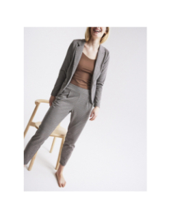 Pantalon imprimés kate cameleon marron femme - Ichi