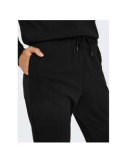 Pantalon de jogging uni comfort brush noir femme - Only Play