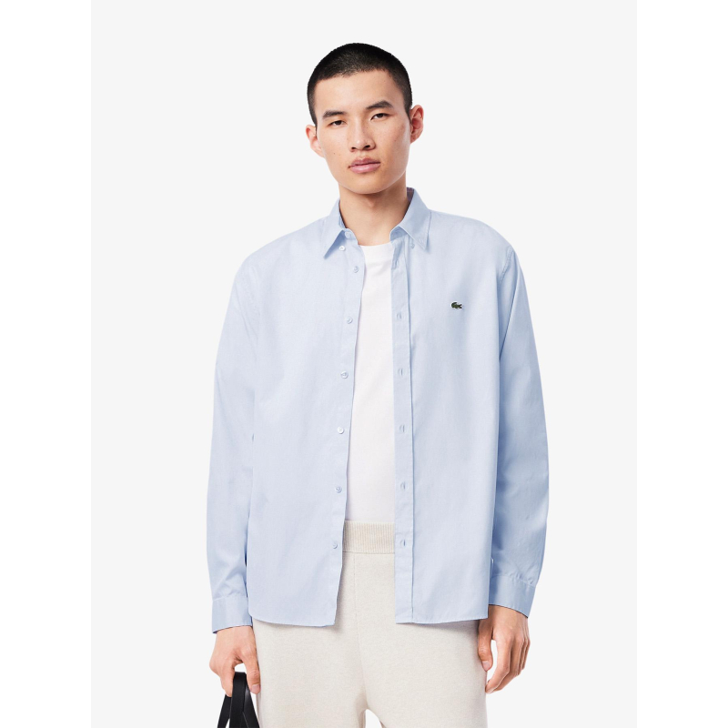 Chemise core essential bleu ciel homme Lacoste wimod