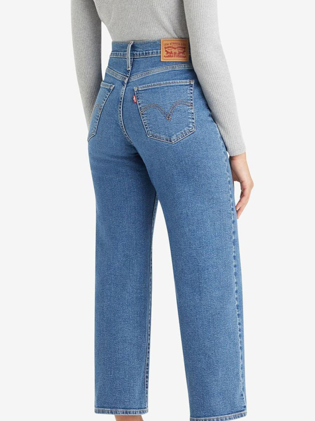 Jean large taille haute bleu femme - Levi's