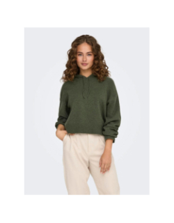 Pull sweat à capuche rue life kaki femme - JDY