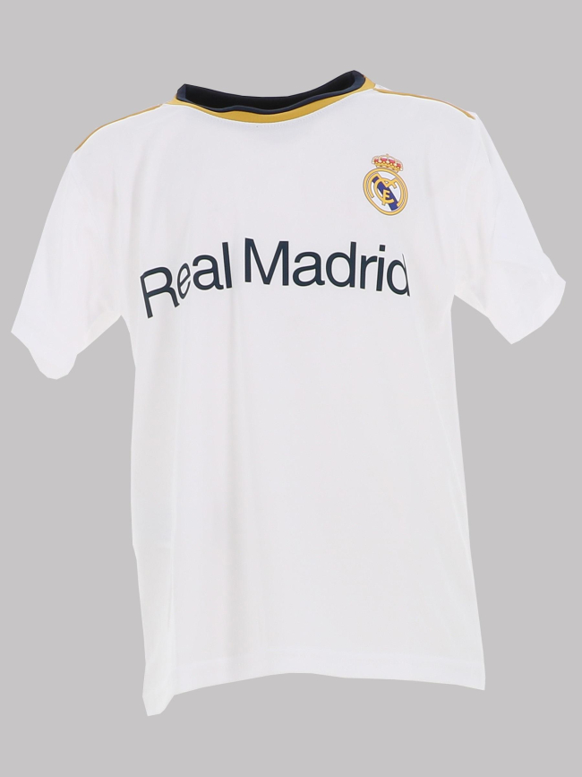 Maillot de football real madrid attack blanc enfant - Holiprom