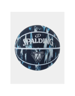 Ballon de basketball marble series t7 bleu et blanc - Spalding