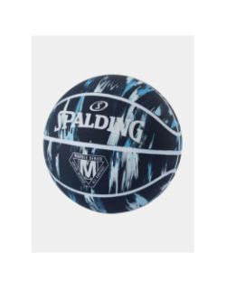 Ballon de basketball marble series t7 bleu et blanc - Spalding