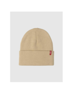 Bonnet slouchy red tab marron - Levi's