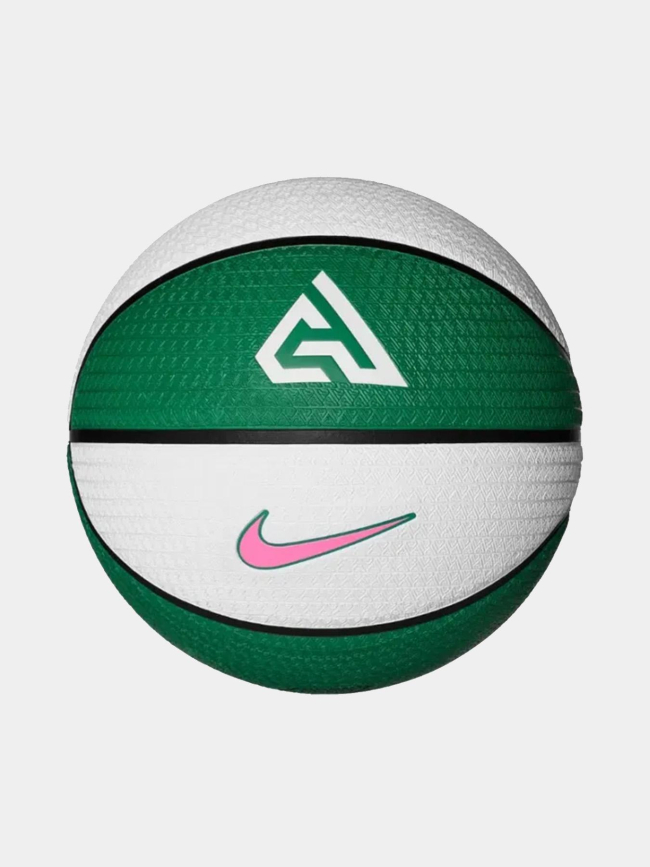 Ballon de basket giannis playground taille 7 vert et blanc - Nike