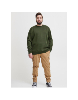 Sweat downton crew kaki homme - Blend