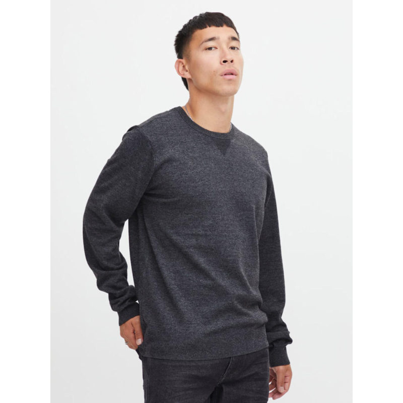 Pull uni bhbruton gris homme - Blend