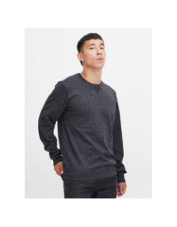Pull uni bhbruton gris homme - Blend