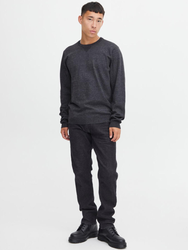 Pull uni bhbruton gris homme - Blend