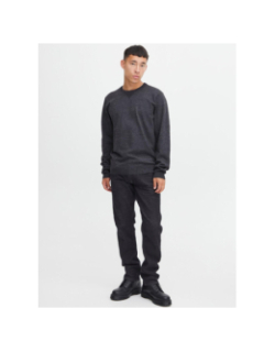 Pull uni bhbruton gris homme - Blend