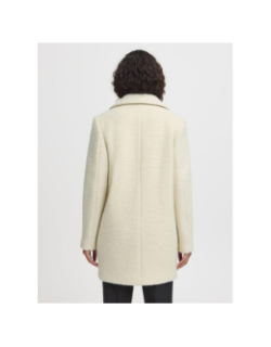 Manteau en laine ihstipa beige femme - Ichi