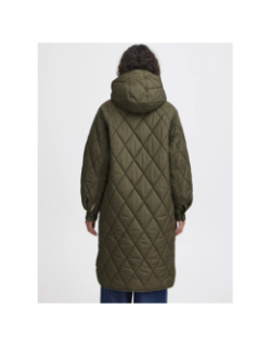 Doudoune longue hansa kaki femme - Ichi