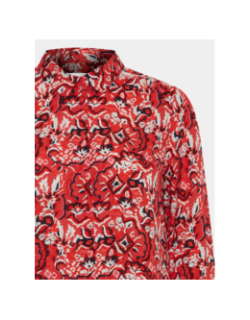 Chemise imprimée vera rouge femme - Ichi