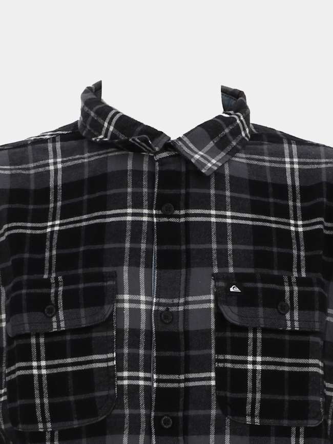 Chemise à carreaux cantwell gris homme - Quiksilver