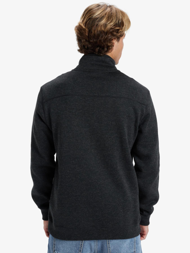 Sweat à col zippé keller noir homme - Quiksilver