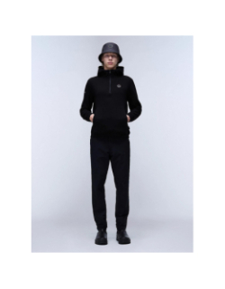 Sweat à col zippé b-badge hzh noir homme - Napapijri