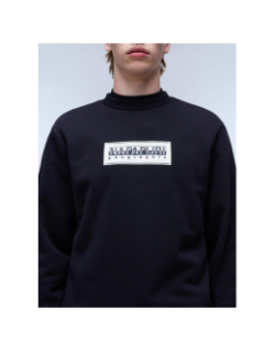 Sweat à col rond b-box noir homme - Napapijri
