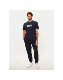 T-shirt à manches courtes s-box logo bleu marine homme - Napapijri
