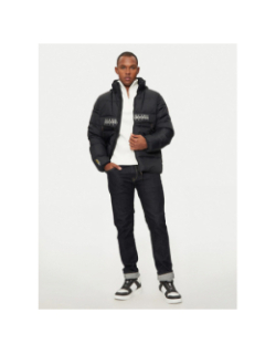 Doudoune d'hiver raiforest puffer noir homme - Napapijri