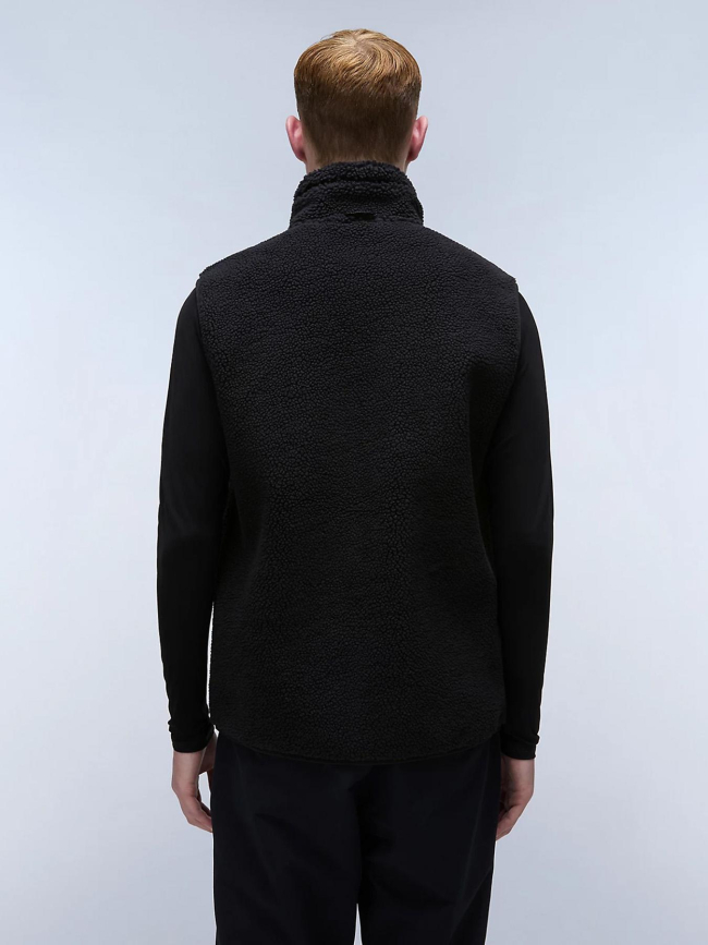 Gilet sans manches en polaires yupik noir homme - Napapijiri