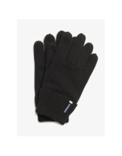 Gants en maille à logo essential noir homme - Superdry