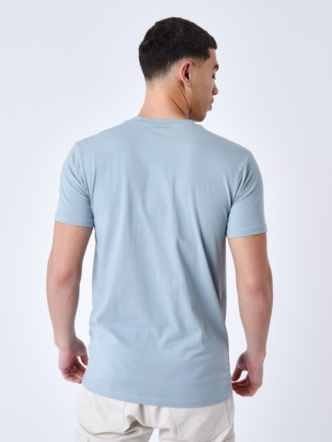 T-shirt logo brodé bleu vert homme - Project X Paris
