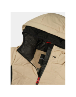 Veste de ski molletonnée electra beige et noir femme - Icepeak