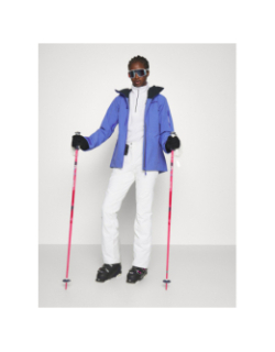 Polaire bi-matière fabius blanc femme - Icepeak