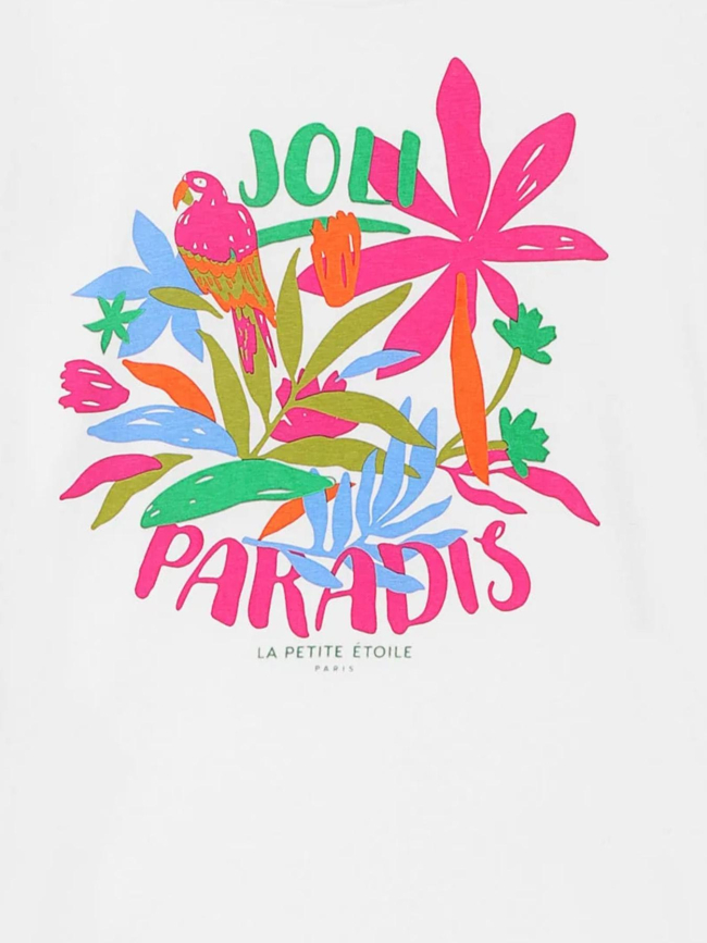 T-shirt taradis blanc femme - La Petite Etoile