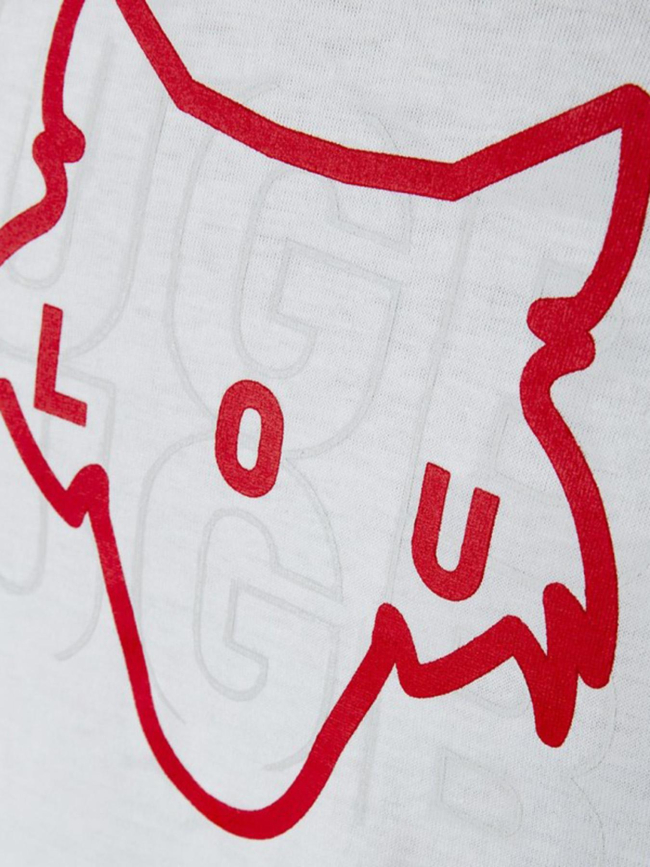 T-shirt lyon lou rugby blanc enfant - M com