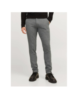 Pantalon chino slim fit jpstmarco jjhenry gris homme - Jack & Jones