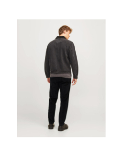 Pantalon velours côtelé stace noir homme - Jack & Jones