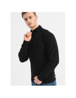 Pull col zippé outdoor noir homme - Jack & Jones