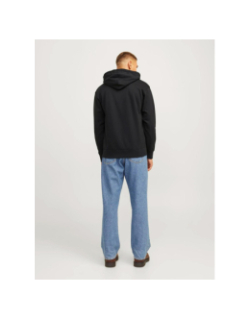 Sweat à capuche jorportland block noir homme - Jack & Jones
