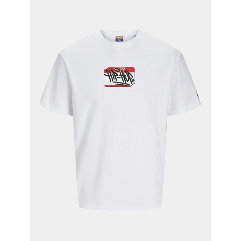 T-shirt trace boom blanc homme - Jack & Jones