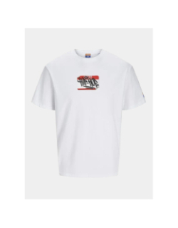 T-shirt trace boom blanc homme - Jack & Jones