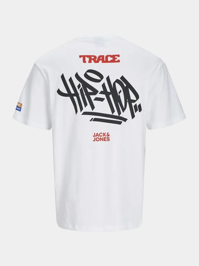 T-shirt trace boom blanc homme - Jack & Jones
