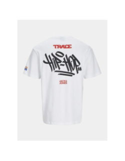 T-shirt trace boom blanc homme - Jack & Jones