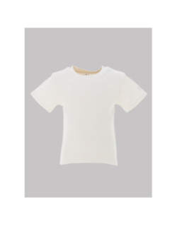 T-shirt ribou manches courtes blanc enfant - Teddy Smith