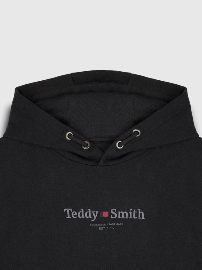 Sweat à capuche s-jim noir enfant - Teddy Smith