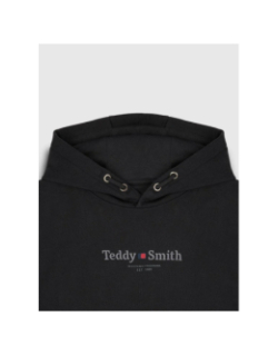 Sweat à capuche s-jim noir enfant - Teddy Smith