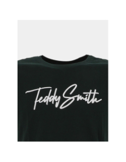 T-shirt manches courtes evan vert adolescent - Teddy Smith