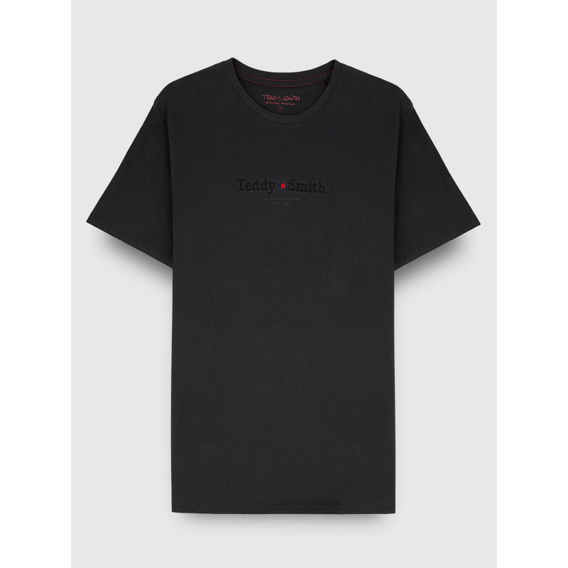 T-shirt manches courtes jim mc noir enfant - Teddy Smith