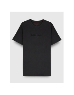 T-shirt manches courtes jim mc noir enfant - Teddy Smith